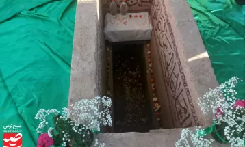 تشییع و خاکسپاری شهید گمنام در نیشابور