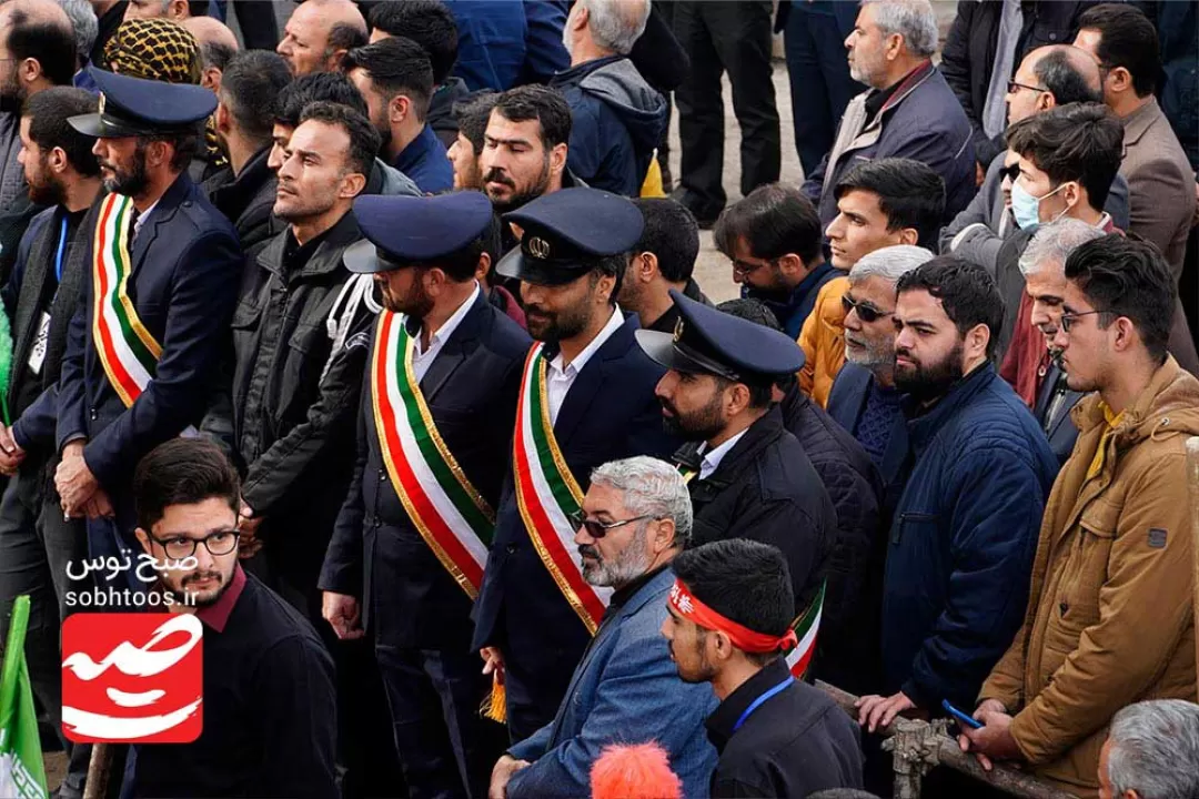 تشییع و خاکسپاری شهید گمنام در سبزوار