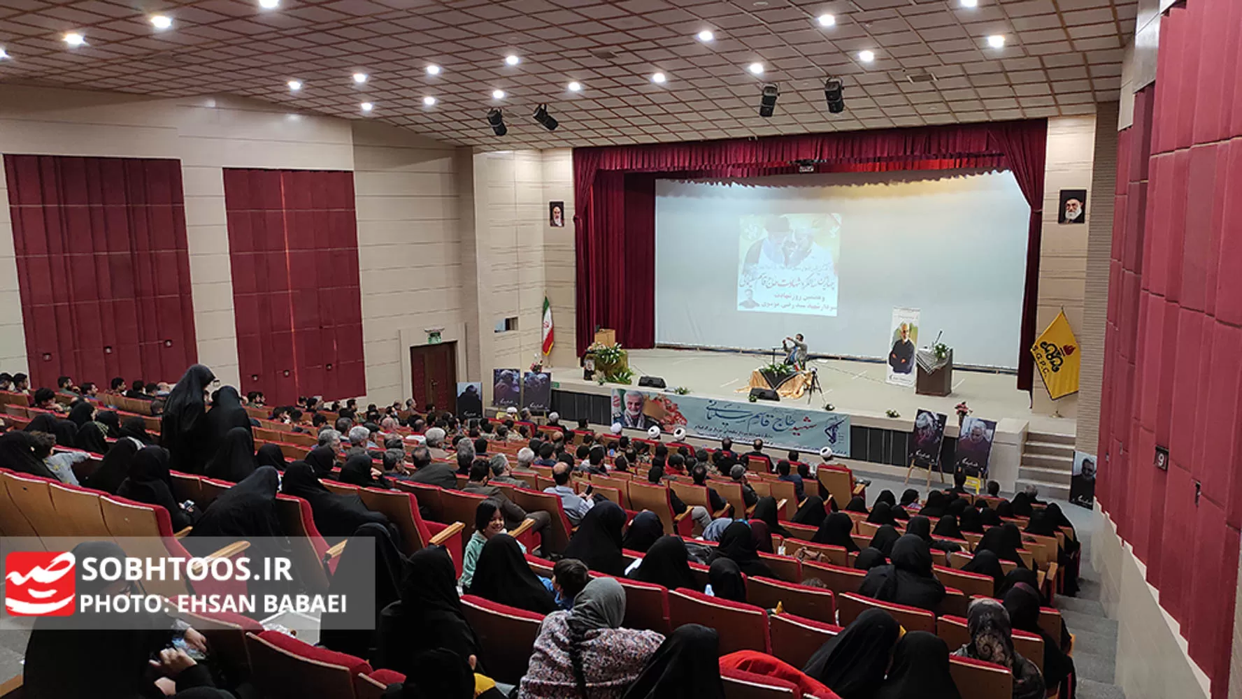 گرامیداشت چهارمین سالگرد شهادت سردار دل‌ها در سرخس