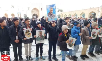 تجمع اعتراض آمیز نیشابوریان در محکومیت جنایت کرمان