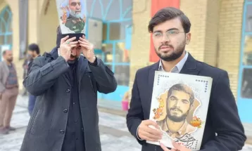 تجمع اعتراض آمیز نیشابوریان در محکومیت جنایت کرمان