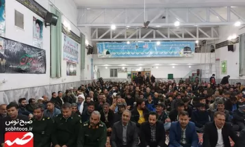 مراسم یادواره شهدای حادثه تروریستی کرمان در خواف