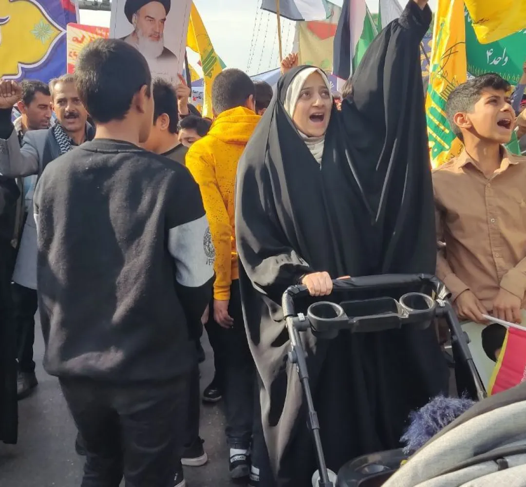 حضور معنادار مردم مشهد در راهپیمایی ۱۳ آبان