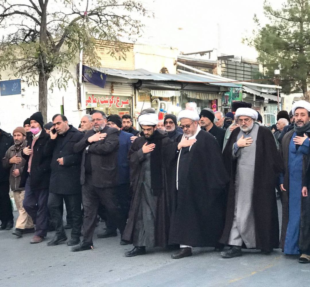 عزاداری هیئت‌های مذهبی قوچان در غروب شهادت