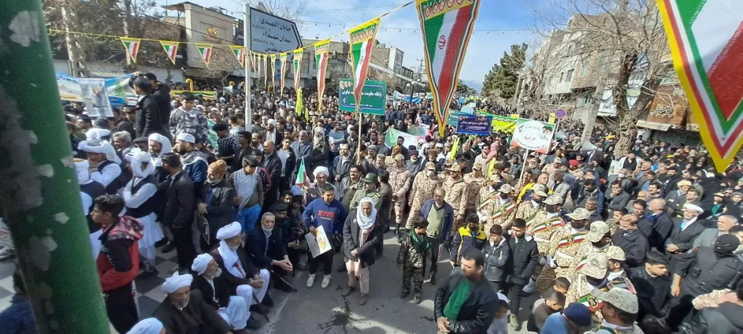 راهپیمایی ۲۲ بهمن در شهر و روستاهای تربت‌جام