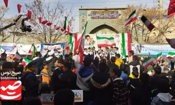 راهپیمایی مردم شیعه و سنی در روستاهای خواف