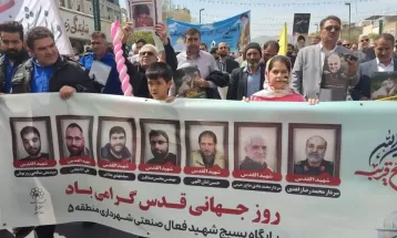 حضور حماسی مردم مشهد در راهپیمایی روز قدس