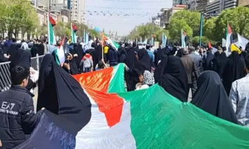حضور حماسی مردم مشهد در راهپیمایی روز قدس