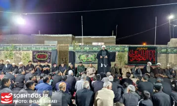 عزاداری شب دوازدهم محرم در روستای کندکلی سرخس