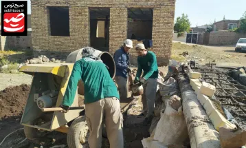 گروه جهادی مهدویون دانشگاه صنعتی‌شریف در منطقه کدکن