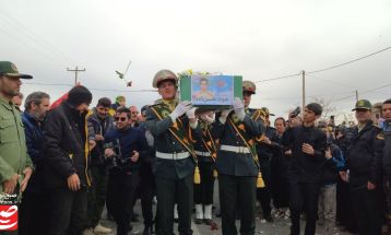 پیکر شهید «حسن‌زاده» به آغوش خانواده بازگشت