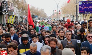 پیکر شهید «حسن‌زاده» به آغوش خانواده بازگشت