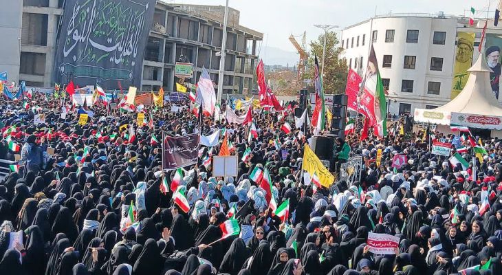 راهپیمایی باشکوه ۱۳ آبان در مشهد