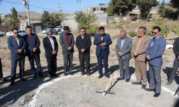 کلنگ‌زنی یک مدرسه ۳ کلاسه در طرقبه