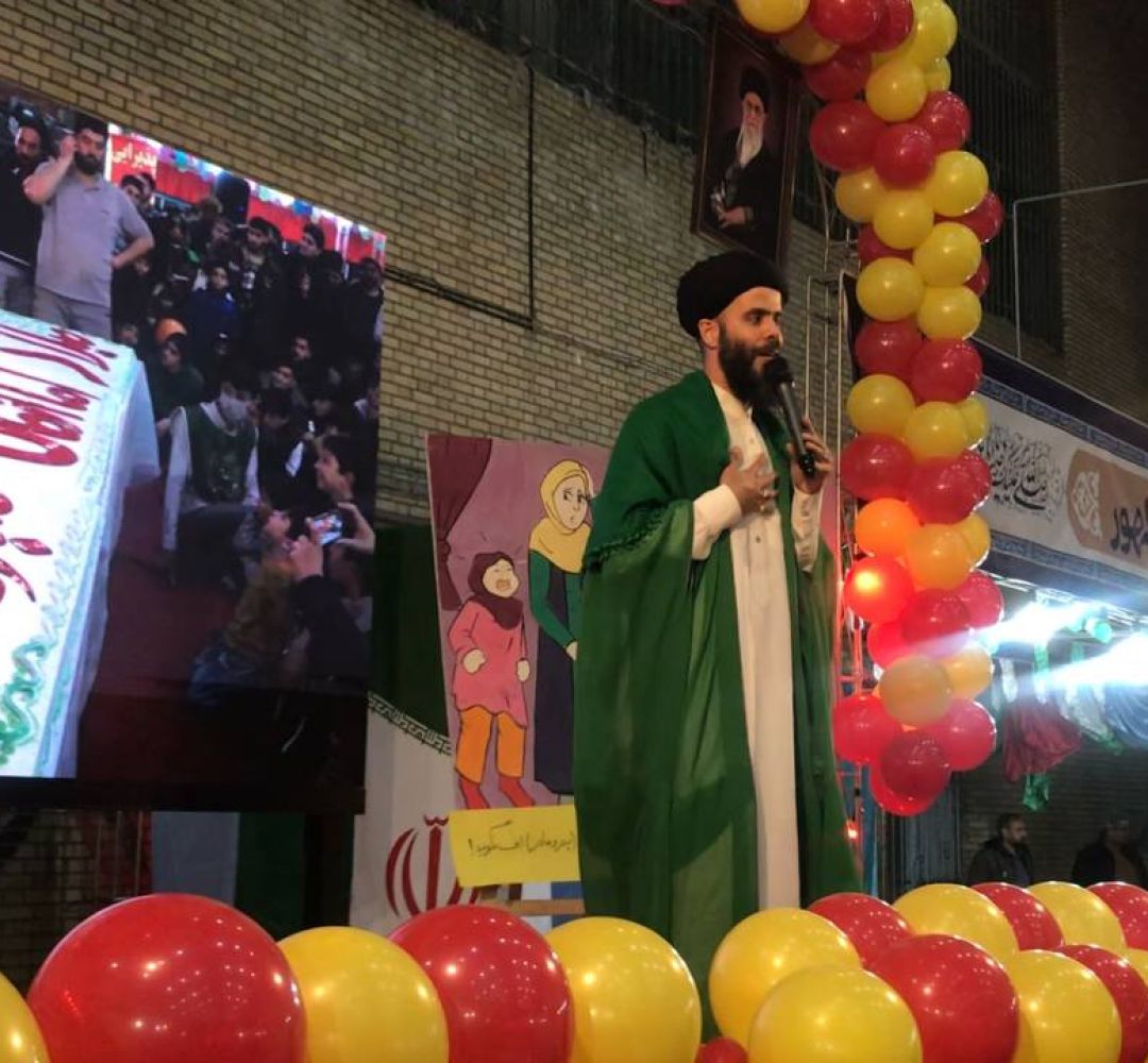 توزیع کیک 4 متری در قوچان