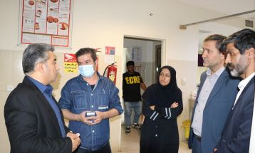 بازدید سرزده فرماندار تربت‌جام از بیمارستان سجادیه