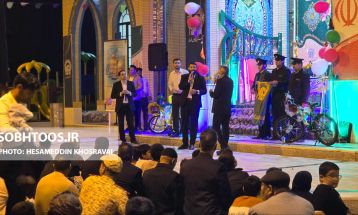 جشن میلاد امام هشتم در سرخس