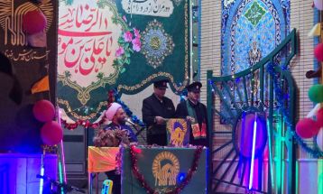 جشن میلاد امام هشتم در سرخس