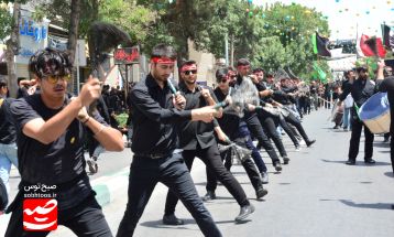 آئین سوگواری تاسوعای حسینی در قوچان