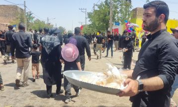 ۷۰ هزار عزادار حسینی در عاشورای فدیشه میان‌جلگه