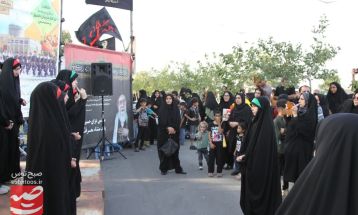 مراسم آئینی جاماندگان اربعین حسینی در کاشمر