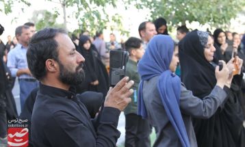 مراسم آئینی جاماندگان اربعین حسینی در کاشمر