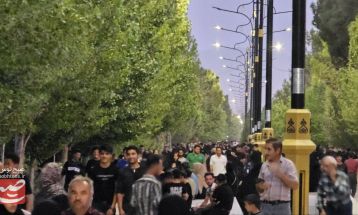 مراسم آئینی جاماندگان اربعین حسینی در کاشمر