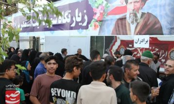 مراسم آئینی جاماندگان اربعین حسینی در کاشمر
