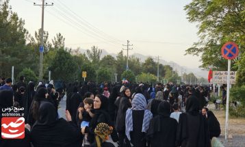 مراسم آئینی جاماندگان اربعین حسینی در کاشمر
