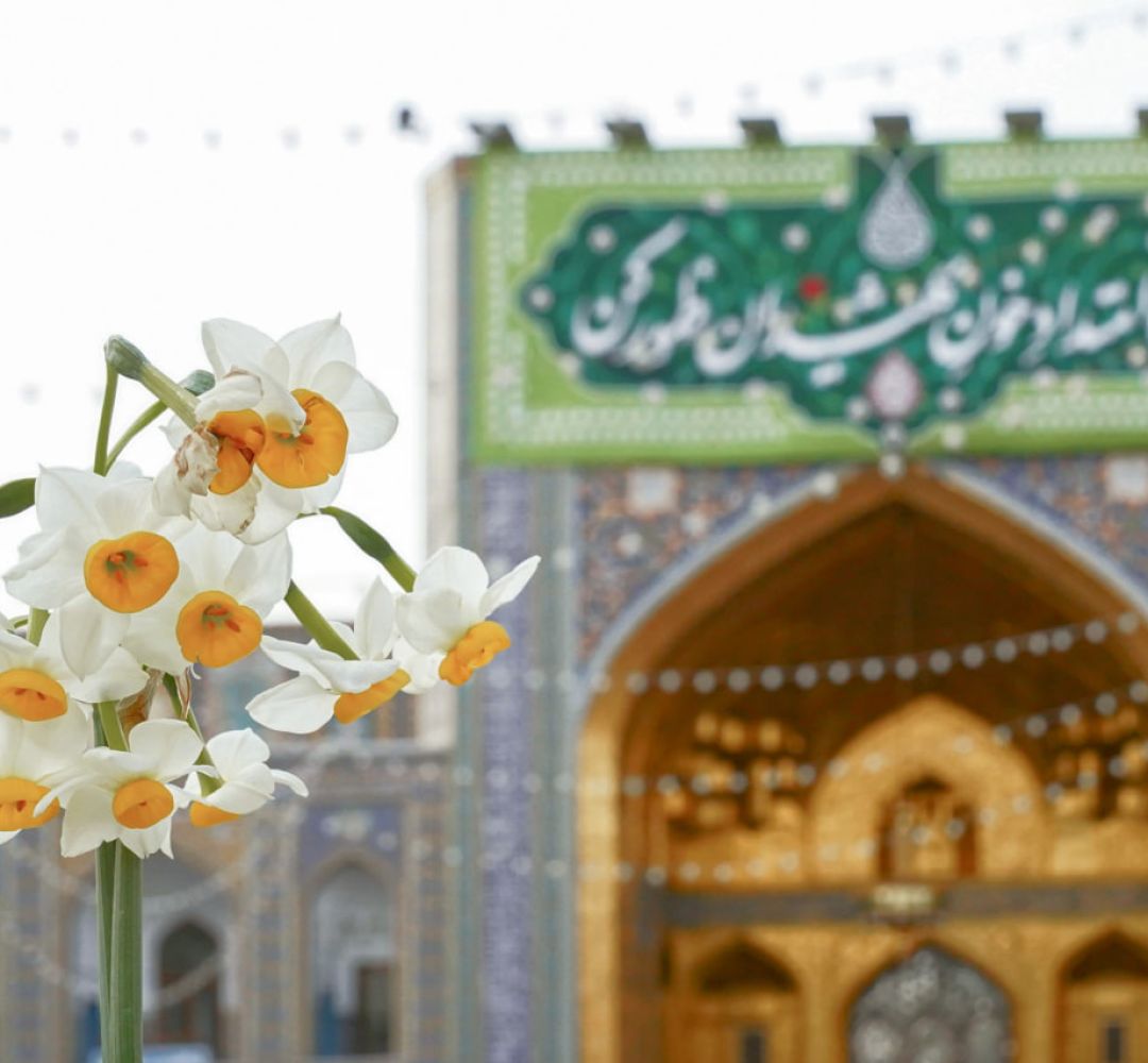 حال و هوای حرم رضوی در نیمه شعبان