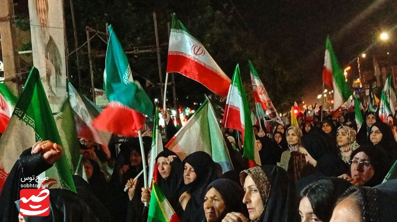اقتدار مردم نیشابور در شب‌های مقاومت