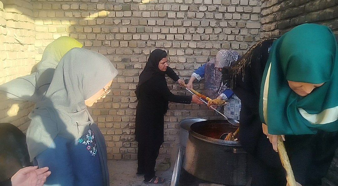 سنت حسنه بانوان ظاهرآبادی در عید بندگی