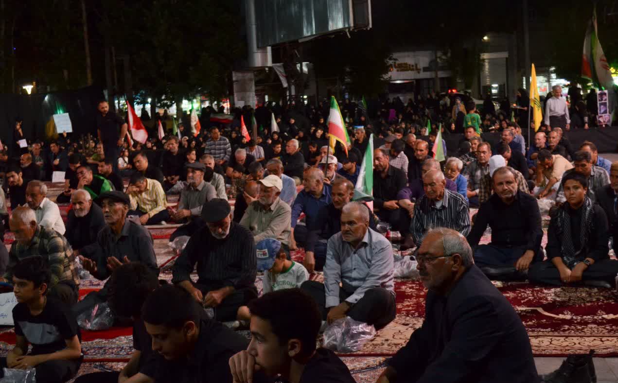 انعکاس شور حسینی و شکوه اقتدارملی در چناران