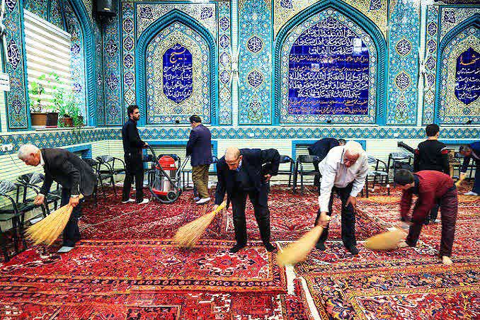 مساجد، پای‌کار استقبال از زائران در مشهد آمدند