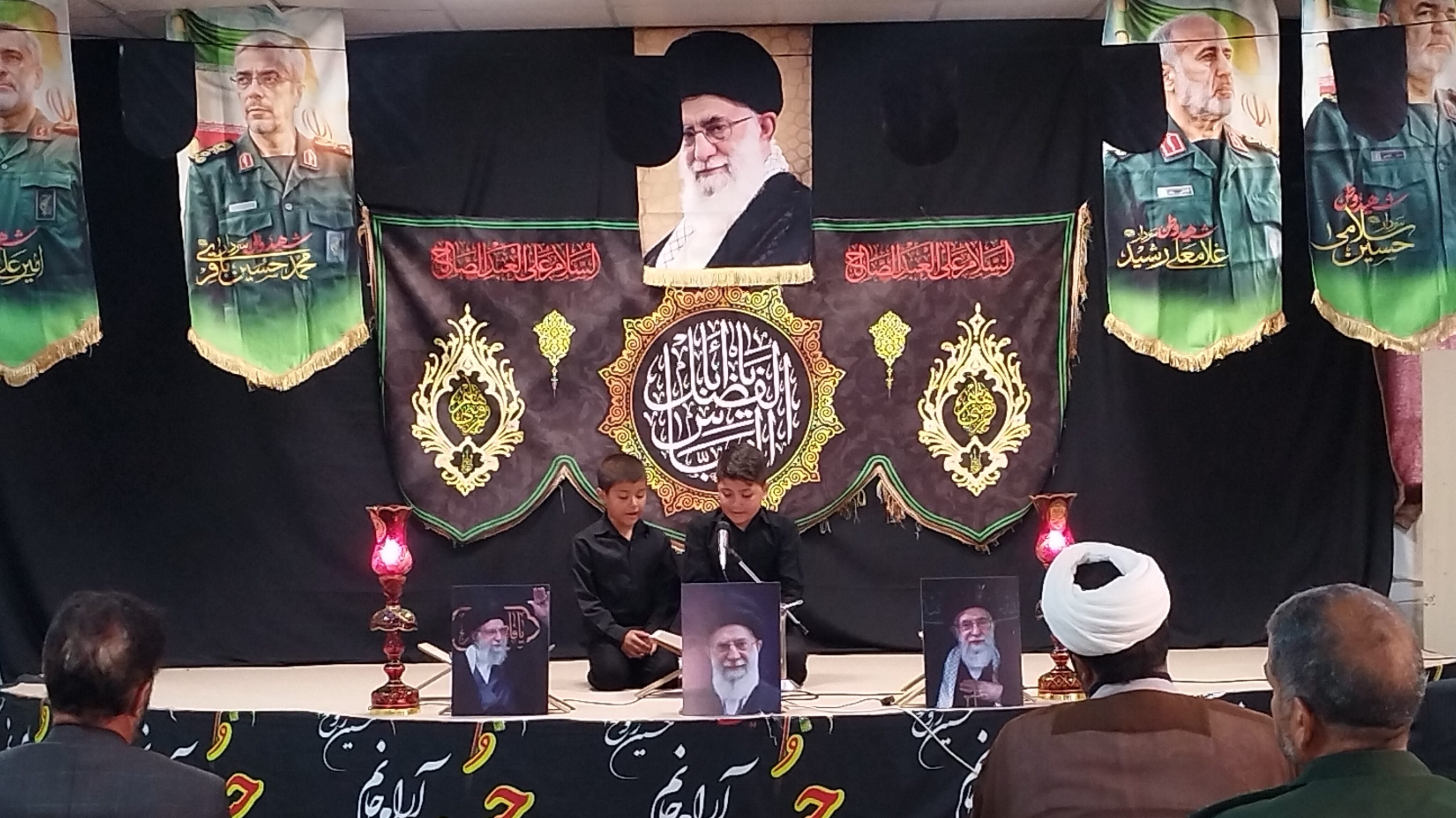 گرامی‌داشت سومین روز تدفین رهبر شهید در فیروزه