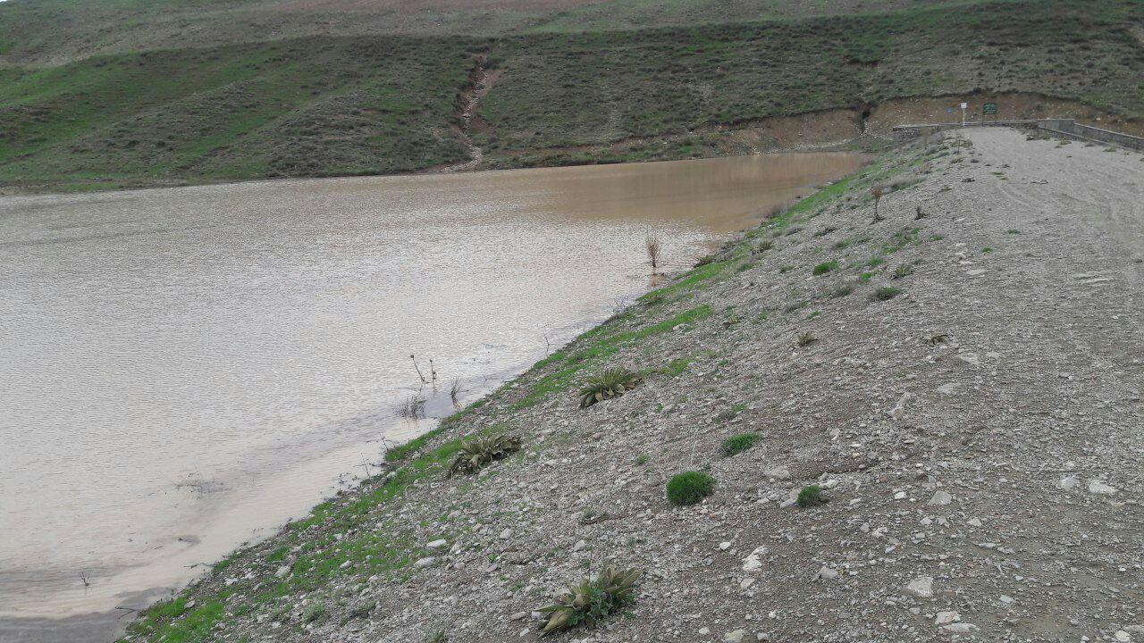 ذخیره آب سدتبارک قوچان در سطح ۱۴ درصدی