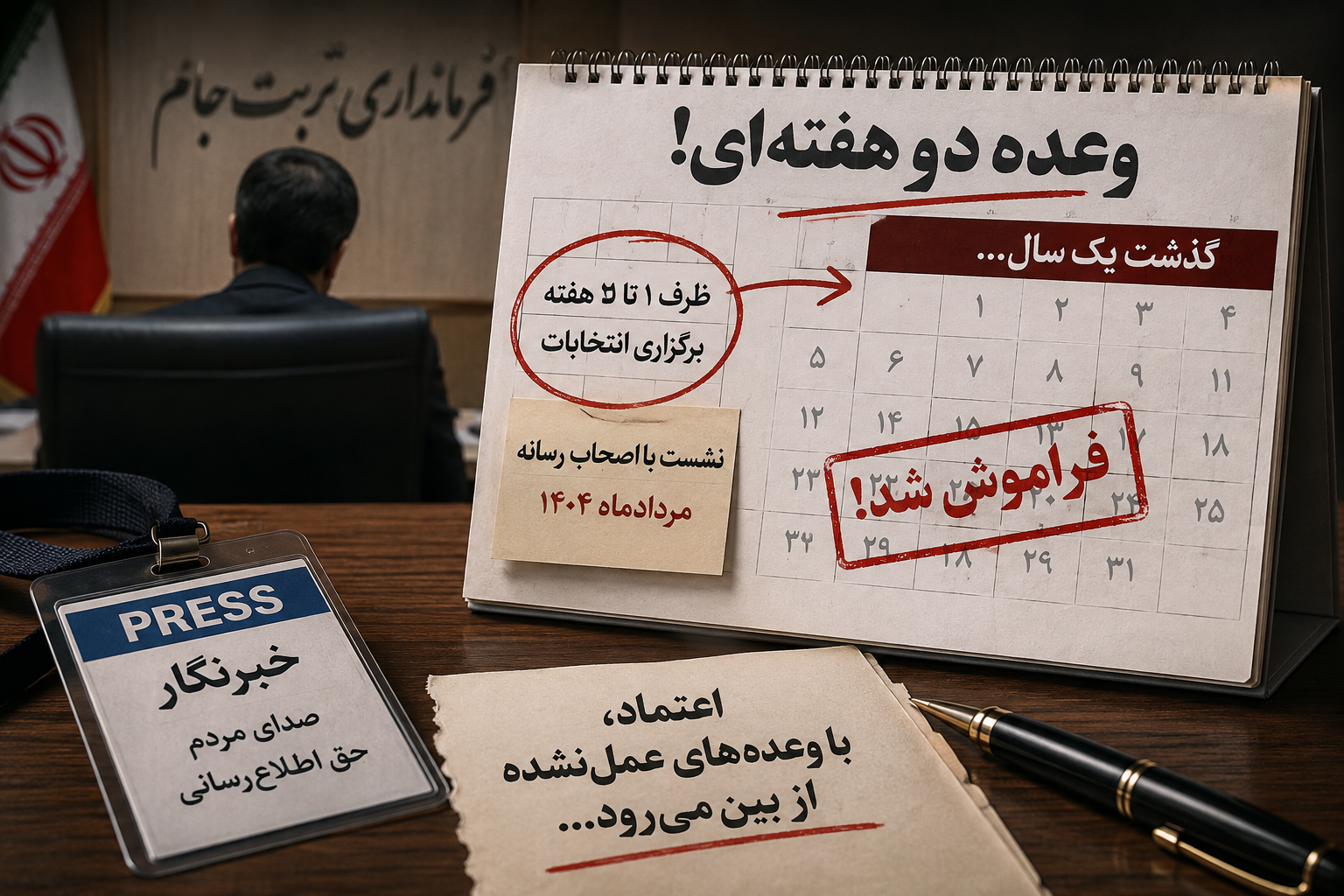 وعده‌ای که یک‌سال گذشت و هنوز عملی نشده.