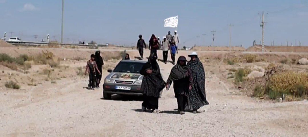 قوچان تا مشهد هرقدم روایتی از شوق زیارت