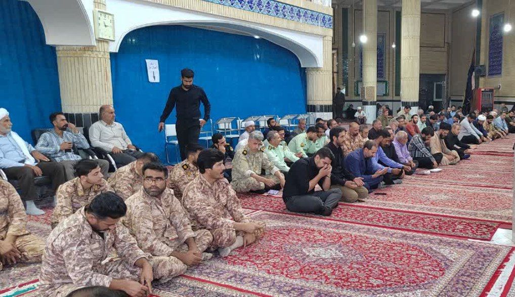 مراسم یادبود رهبر شهید در صالح‌آباد