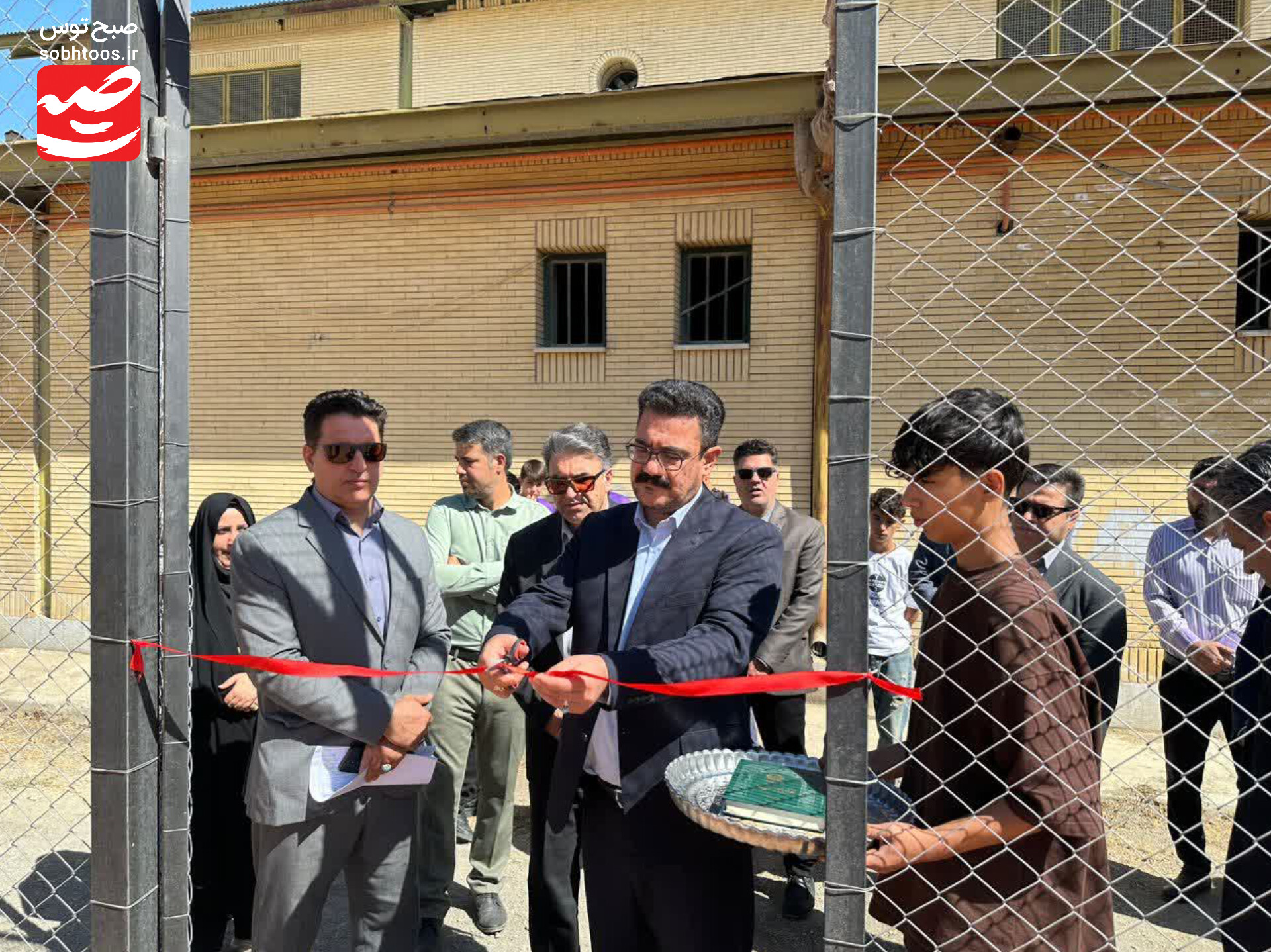 افتتاحیه زمین ورزشی تنیس در چناران