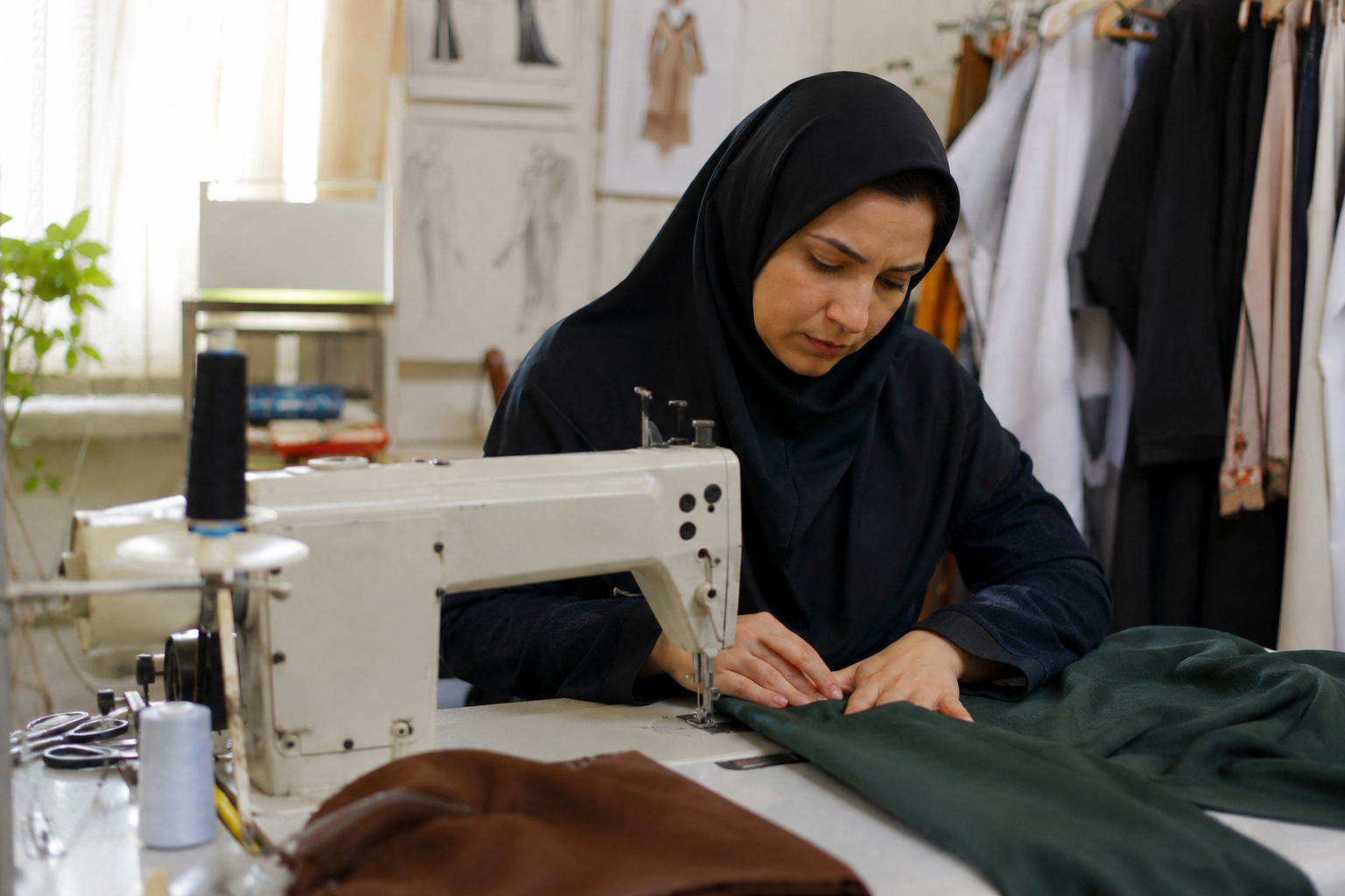 چراغ‌ خیاطی‌ را‌ در‌روز‌های‌سخت‌ روشن‌ نگه‌ داشتیم