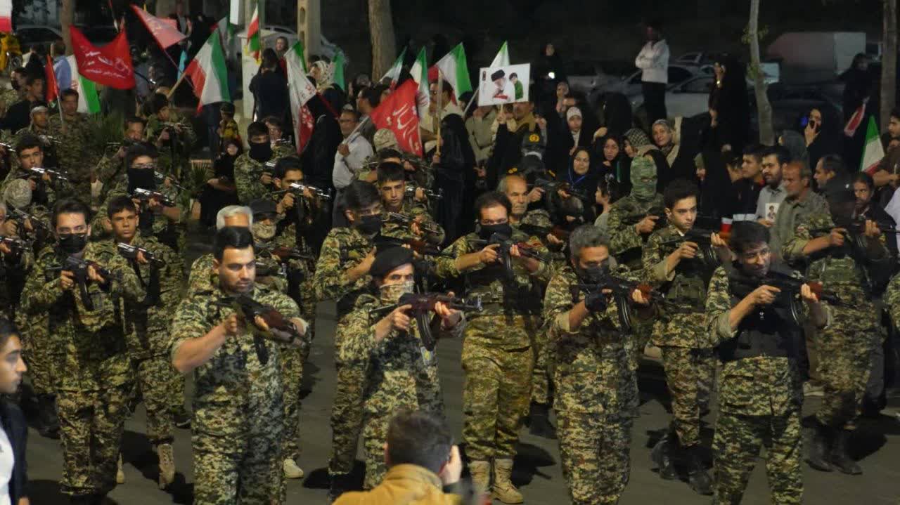 تصاویر هوایی از رزمایش اقتدار جانفدا در تربت‌حیدریه