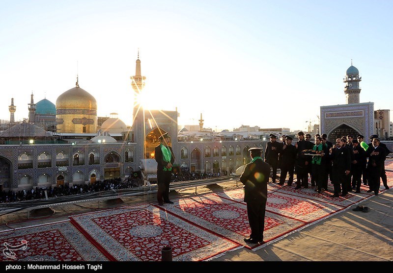 آیین سنتی اذن عزا در حرم مطهر رضوی برگزار می‌شود