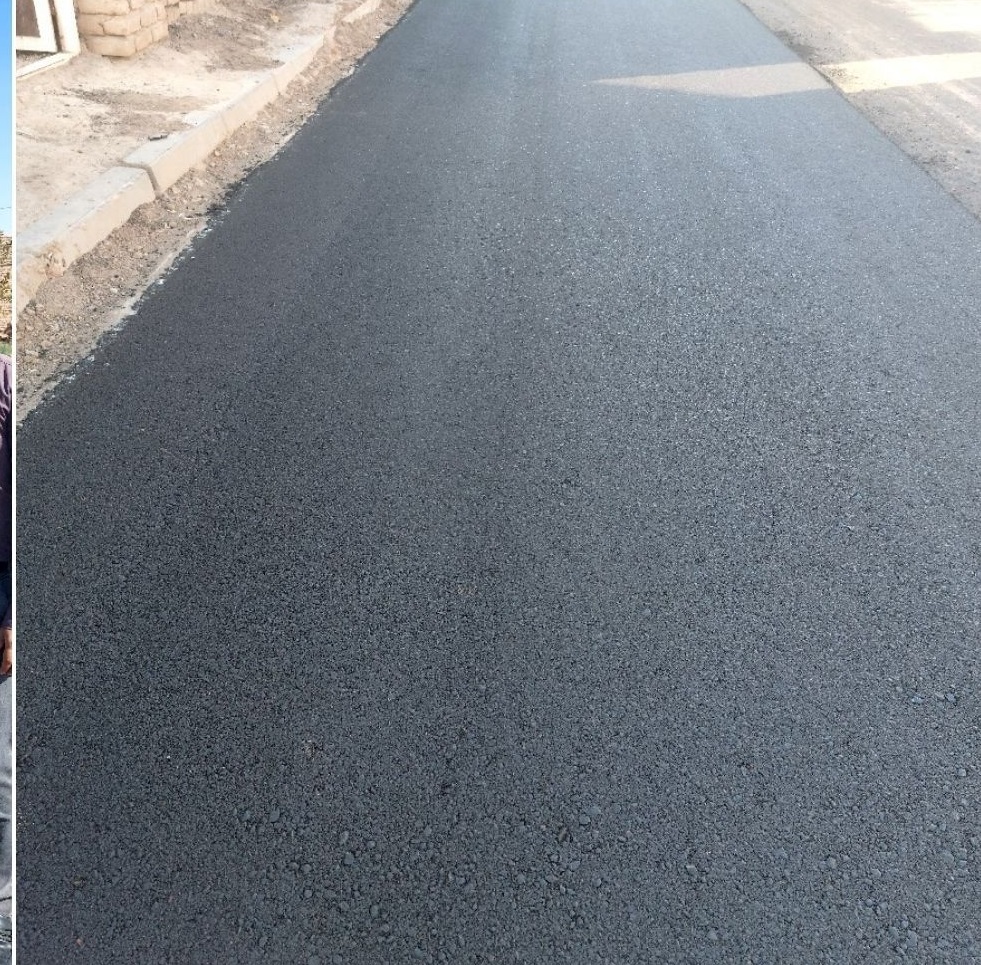 آغاز آسفالت بیش از ۱۰ هزار مترمربعی معابر در روستای بندازبک رشتخوار