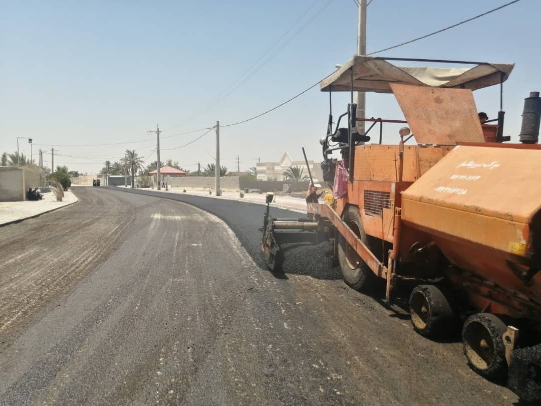 آسفالت ۱۹ هزار مترمربع از معابر روستای دهنو