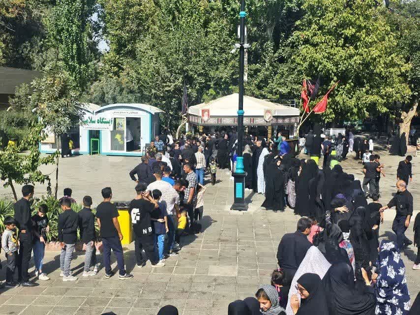 موکب های خدمات رسان اوقاف طرقبه شاندیز میزبان زائران پیاده حرم رضوی در شهرستان
