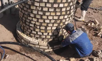 چاه جدید روستای خایسک نیشابور وارد مدار شد