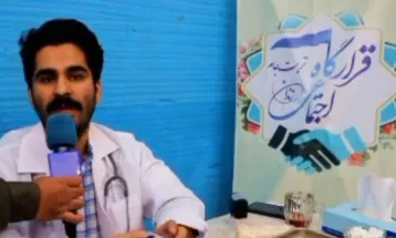 خدمت پزشکان جهادی به خانواده مددجویان زندانی