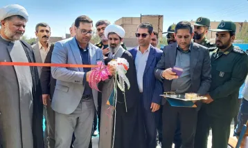 مدرسه ۶ کلاسه در روستای خیرآباد افتتاح شد