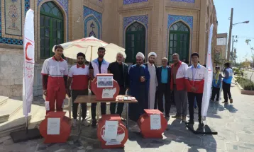 کمک ۱۰۰ میلیون تومانی نیکوکار سرخسی به جبهه مقاومت